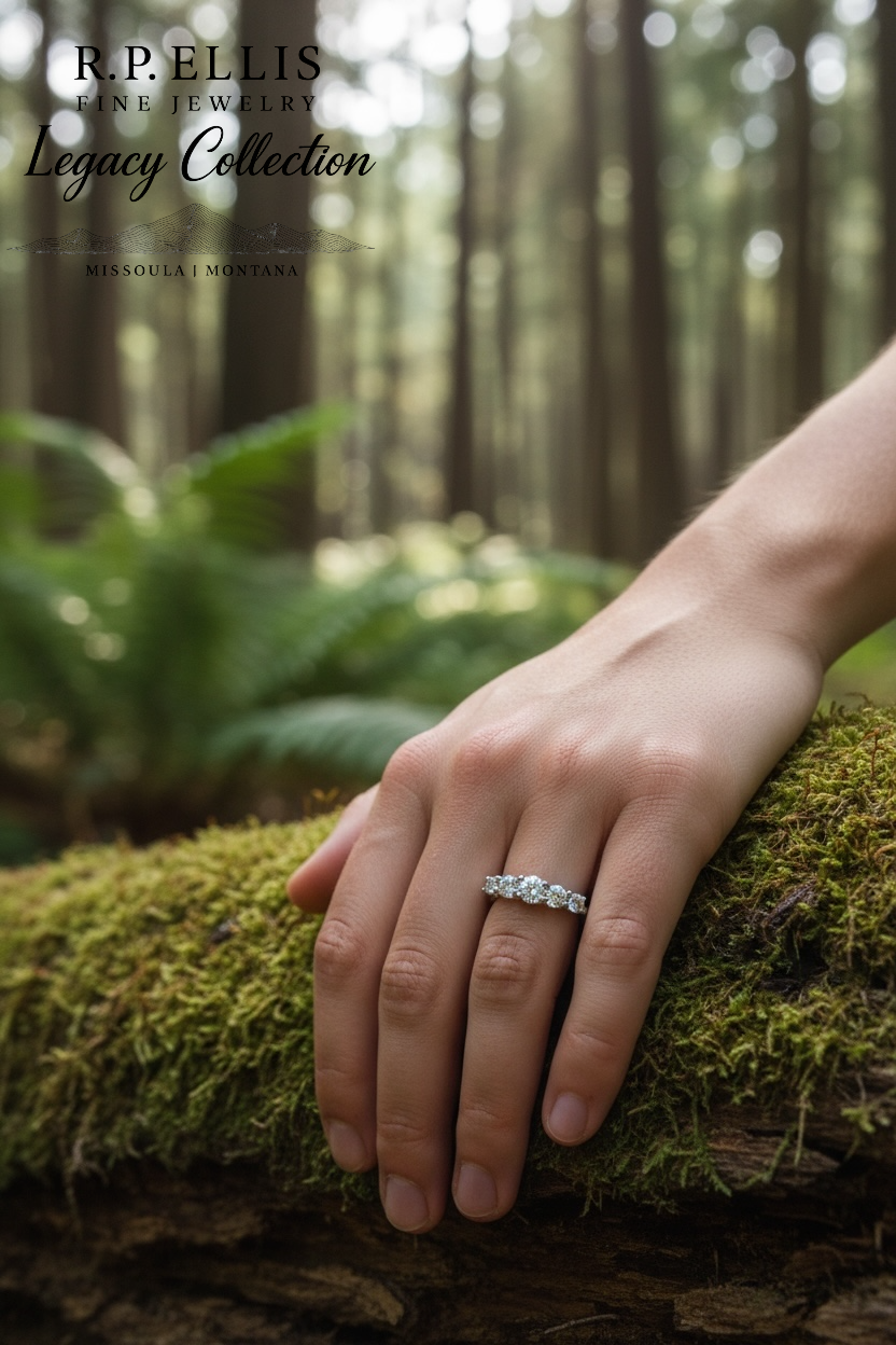 .78 ct Diamond Five-Stone Platinum Ring