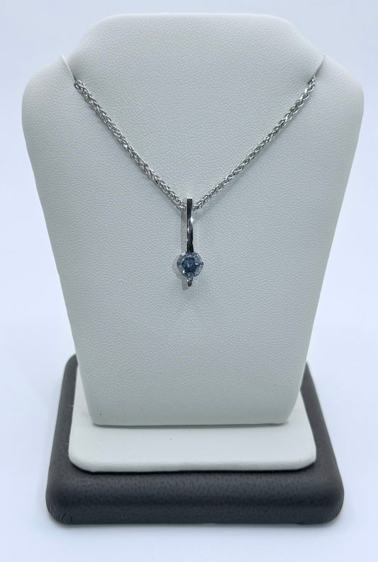 Montana Sapphire Pendant & Chain