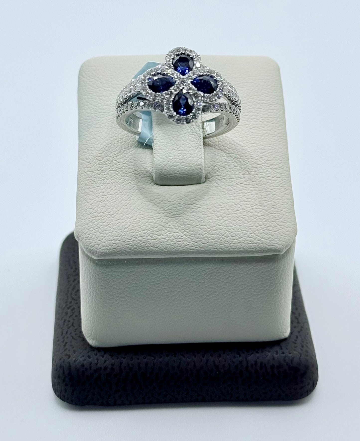 Sapphire & Diamond Ring