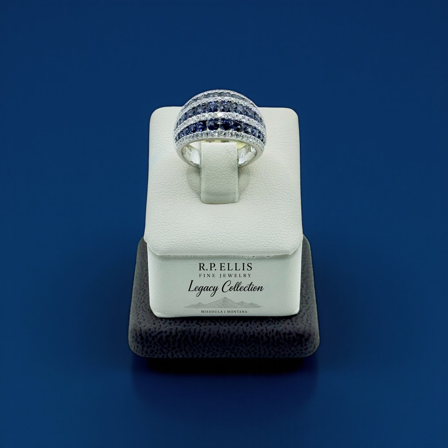 Sapphire & Diamond Band
