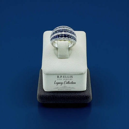 Sapphire & Diamond Band