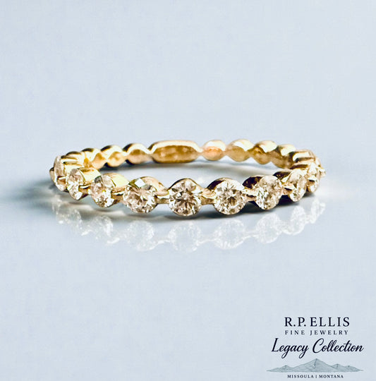 14K Yellow Gold • 0.50ct Diamond Band