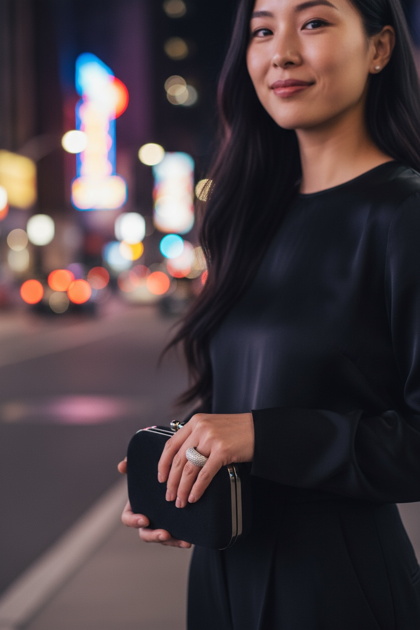 Diamond Pavé Dome Ring in 18k White Gold