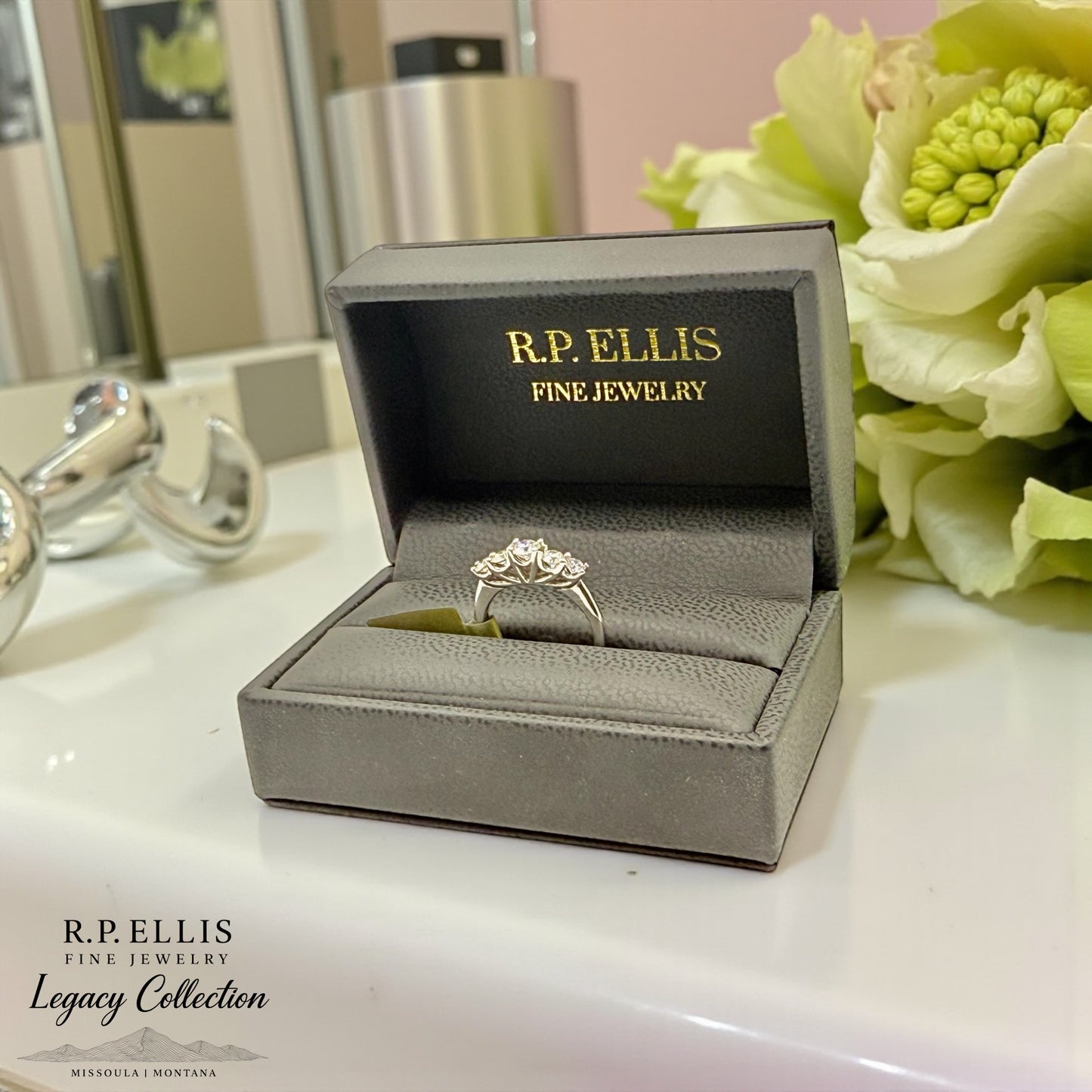 .78 ct Diamond Five-Stone Platinum Ring