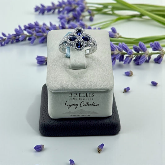 Sapphire & Diamond Ring